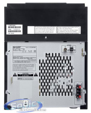 SHARP CD-MPX880 Image 2