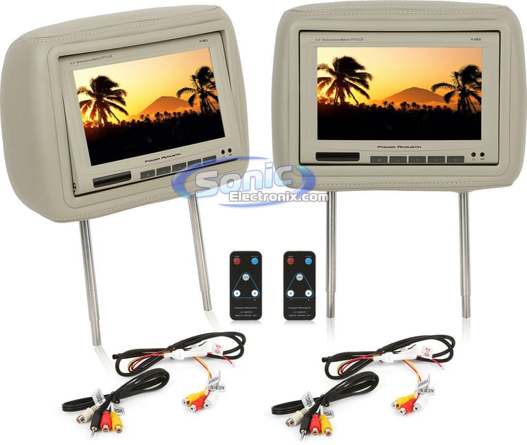 Pair Package: Power Acoustik H-8BG (Beige) R/B Image 1