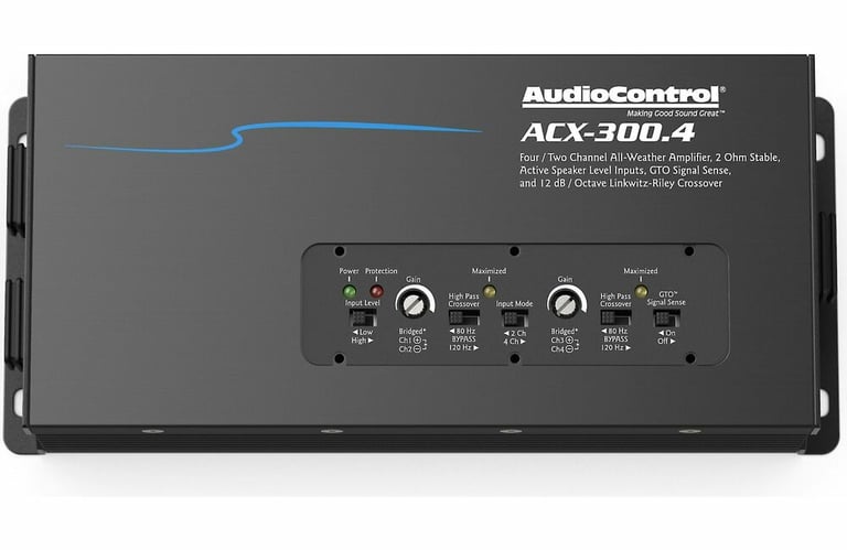 Audio Control ACX-300.4 + NVX XKIT84 8 Gauge Amp Wiring Kit Image 19