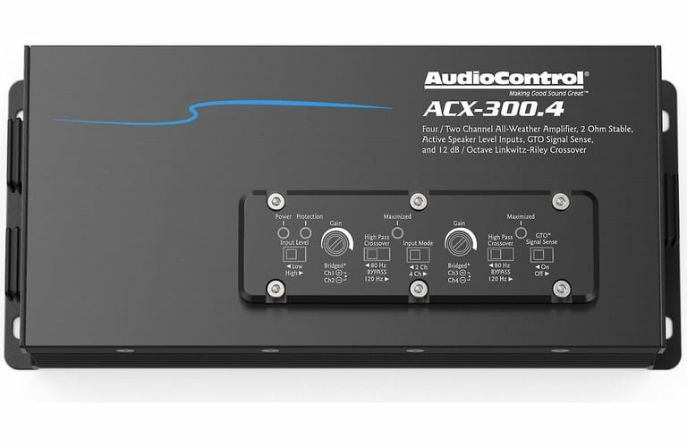 Audio Control ACX-300.4 + NVX XKIT84 8 Gauge Amp Wiring Kit Image 18