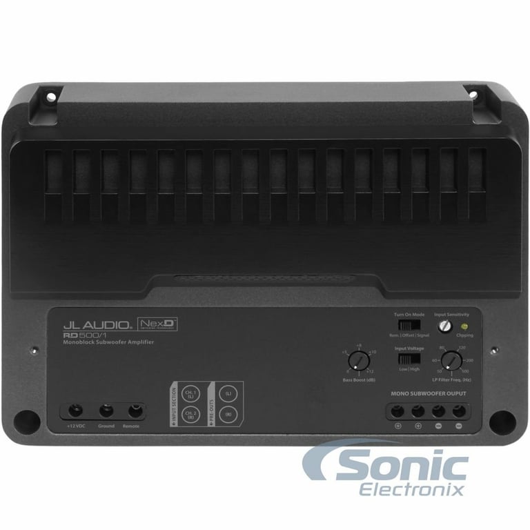 JL Audio RD500/1 with Amplifier Wiring Kit Image 18