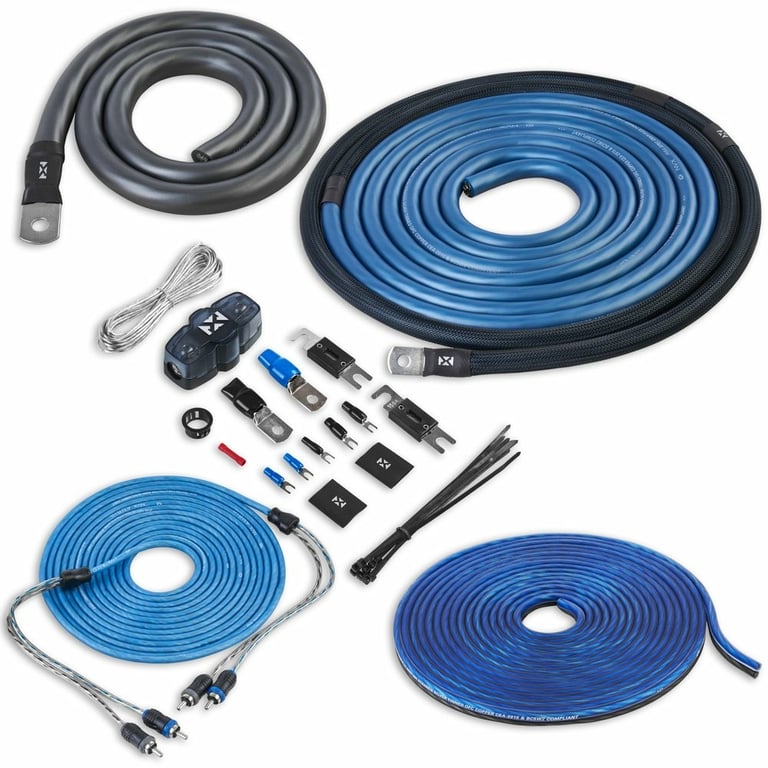 AudioControl LC-1.1500 + NVX Premium 1/0 Gauge Amp Wiring Kit Image 2