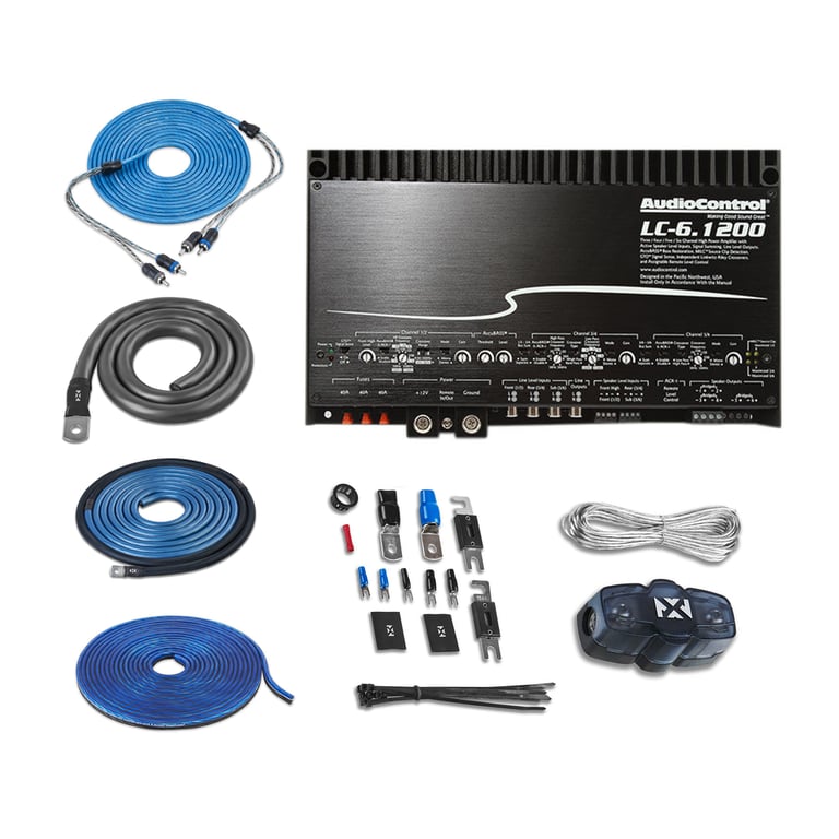AudioControl LC-6.1200 with Amplifier Wiring Kit Image 1
