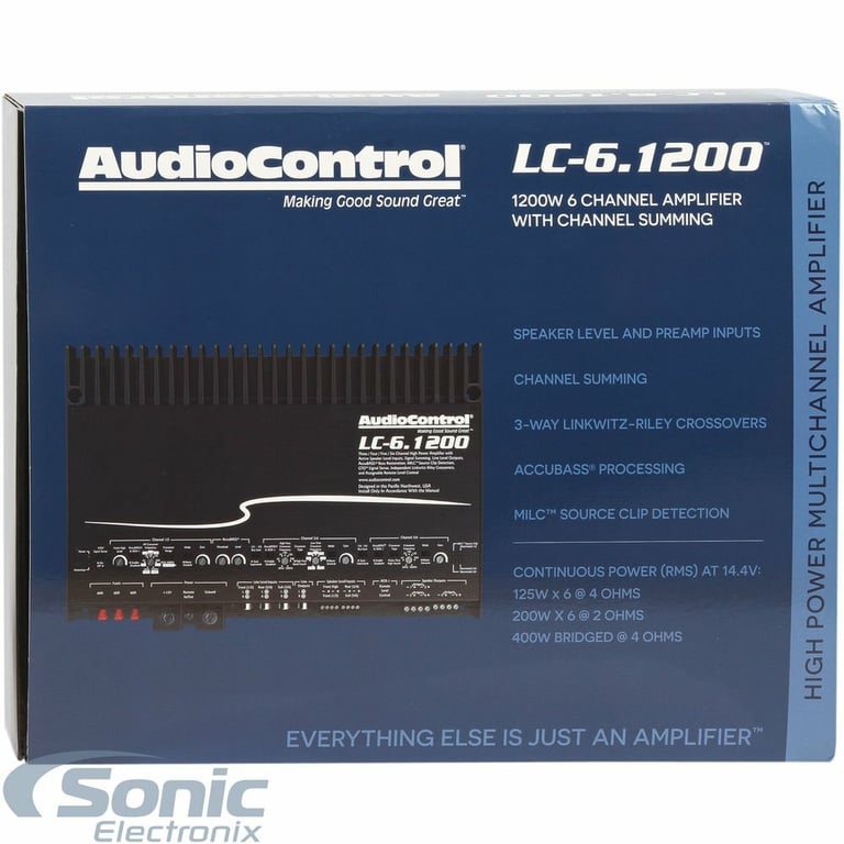 AudioControl LC-6.1200 with Amplifier Wiring Kit Image 18