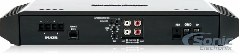 Rockford Fosgate Power T1500-1BDCP + Rockford Fosgate RFK4I 4 Gauge 2-Ch Amp Kit Image 11