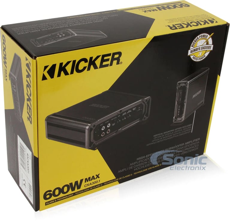 Kicker CXA400.1 with Amplifier Wiring Kit Image 38