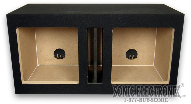 Kicker 12" Solo-Baric 1-1/2 MDF Dual Ported Logo Enclosure Image 2