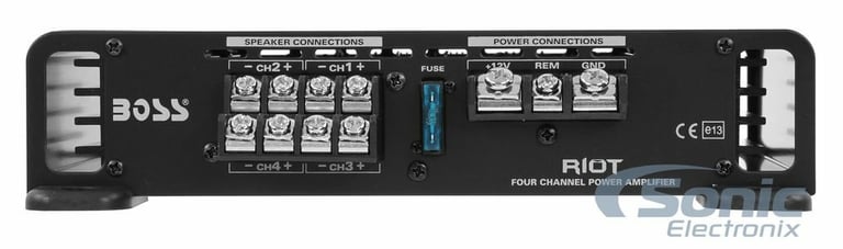 Boss R1004 with Amplifier Wiring Kit Image 6