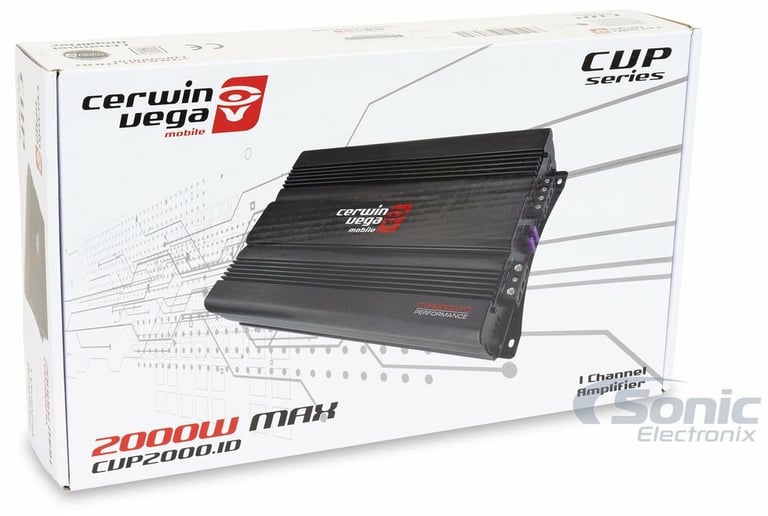 Cerwin Vega CVP2000.1D with Cerwin Vega 1/0 Gauge Amp Kit Image 9
