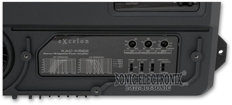 Kenwood eXcelon KAC-X522 Image 3