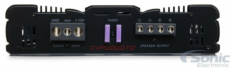 Cerwin Vega CVP2000.1D with Cerwin Vega 1/0 Gauge Amp Kit Image 4