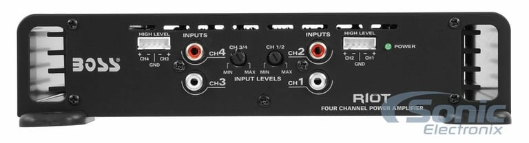 Boss R1004 with Amplifier Wiring Kit Image 5