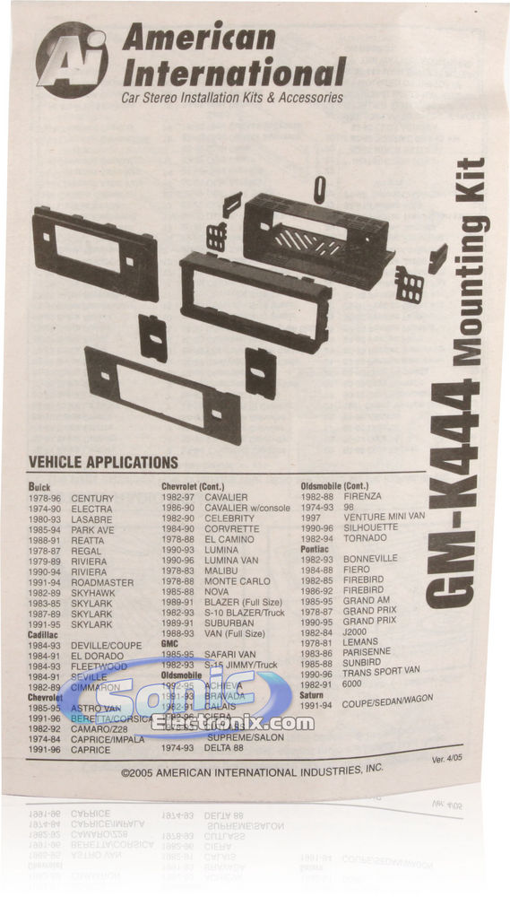 American International GM-K444 Image 2