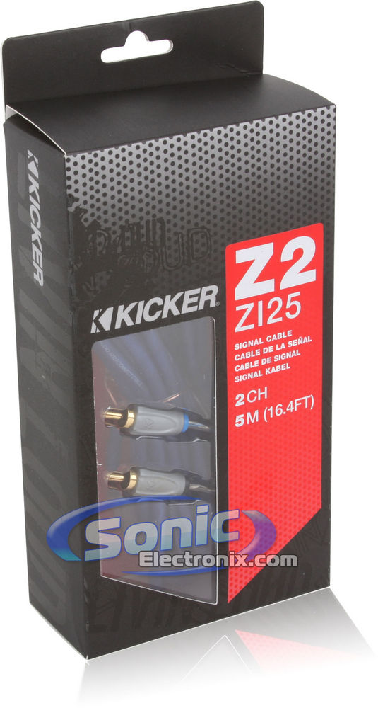 Kicker ZX2500.1 (08ZX2500.1) + Amplifier Kit Image 18