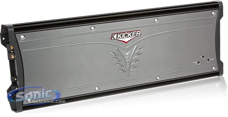 Kicker ZX2500.1 (08ZX2500.1) + Amplifier Kit Image 2
