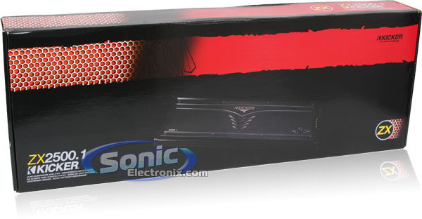 Kicker ZX2500.1 (08ZX2500.1) + Amplifier Kit Image 8