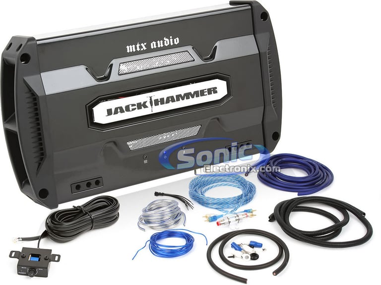 MTX Audio JackHammer JH600 + Amplifier Kit Image 1