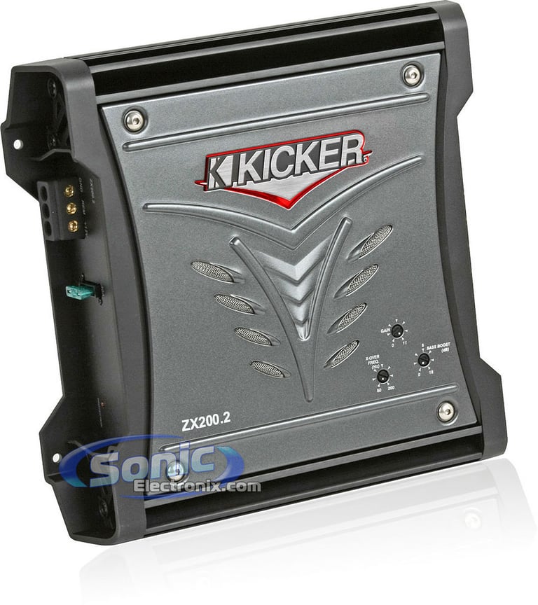 Kicker 08ZX200.2 + Amplifier Kit Image 2