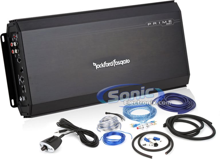 Rockford Fosgate PRIME R500-1 + Amplifier Kit Image 1
