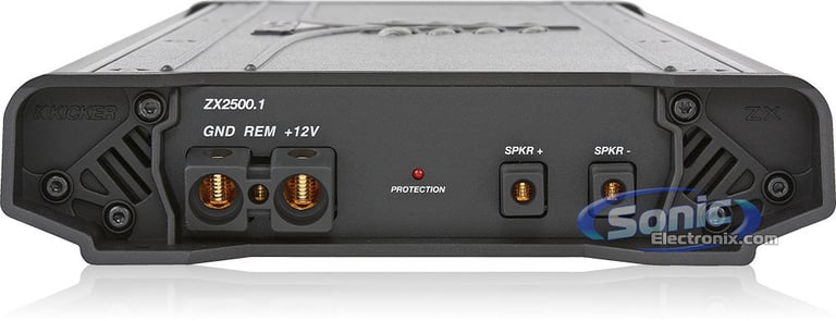 Kicker ZX2500.1 (08ZX2500.1) + Amplifier Kit Image 4