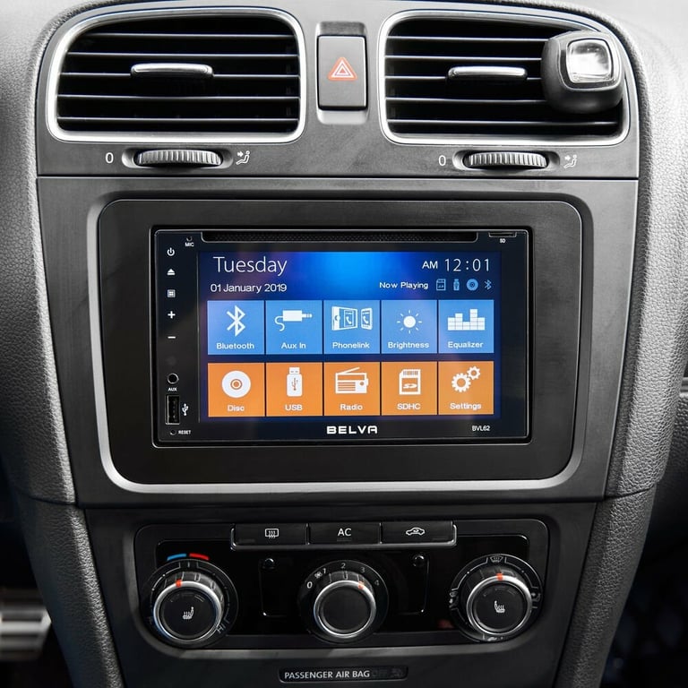 2006-2011 Honda Civic DX Trim Double DIN Bluetooth CD/DVD Car Stereo Upgrade Image 17