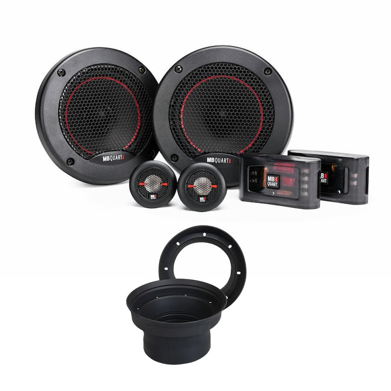 MB Quart RS1-213 + NVX 5.25" Speaker Baffles Image 1