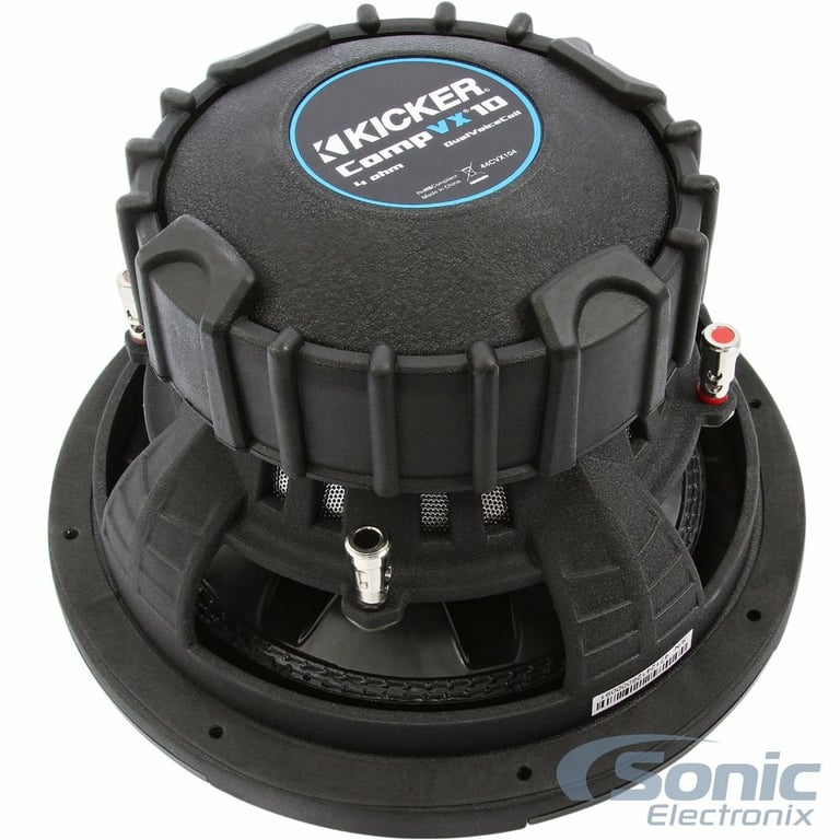 2) Kicker 44CVX104 10" CVX Comp VX 2400w Car Subwoofers+Vented Sub Box Enclosure Image 10