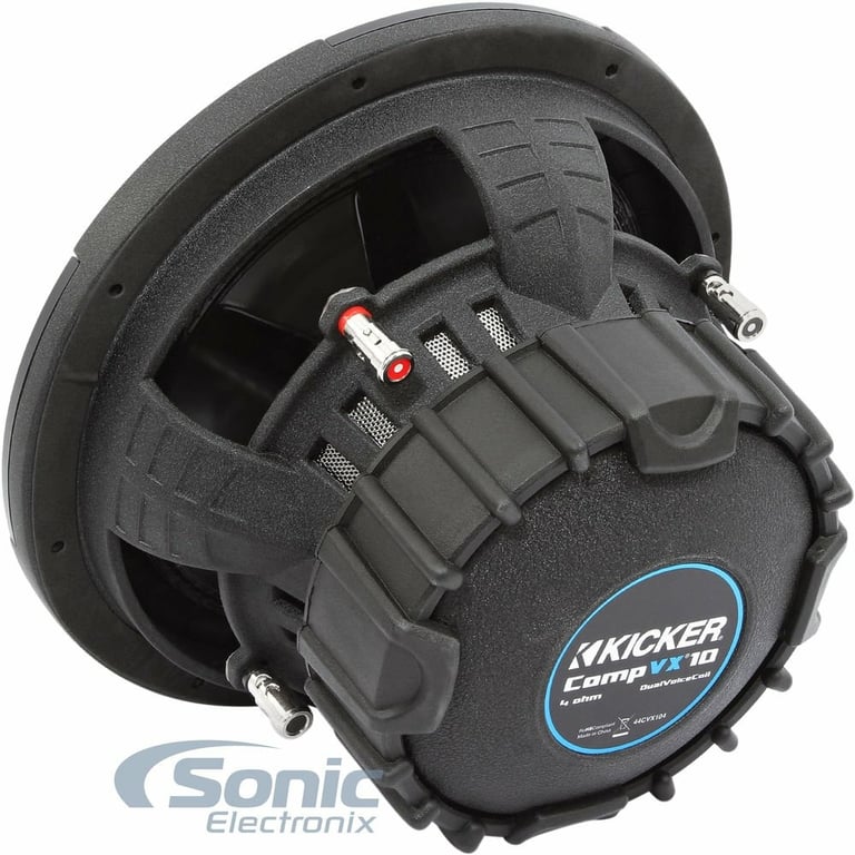 2) Kicker 44CVX104 10" CVX Comp VX 2400w Car Subwoofers+Vented Sub Box Enclosure Image 8