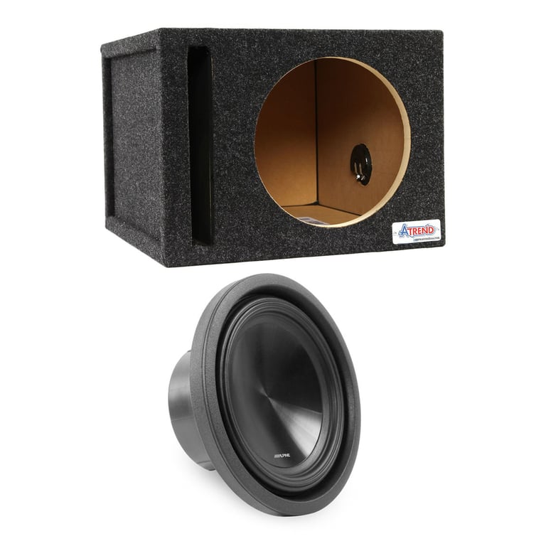 Alpine SWT-10S4 with Ported Enclosure Image 1