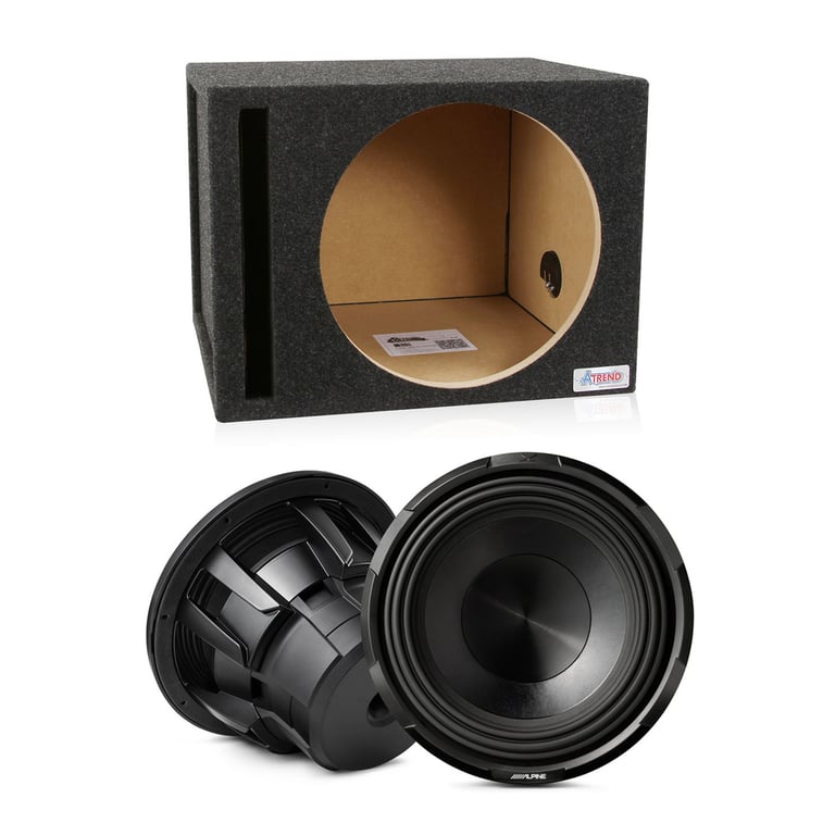 Alpine X-W12D4 with Ported Enclosure Image 1