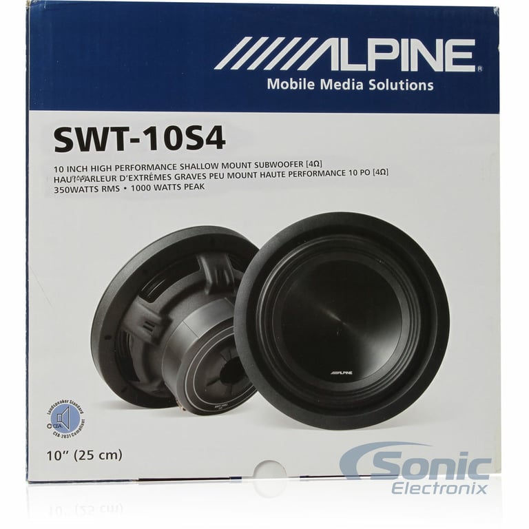 Alpine SWT-10S4 with Ported Enclosure Image 10
