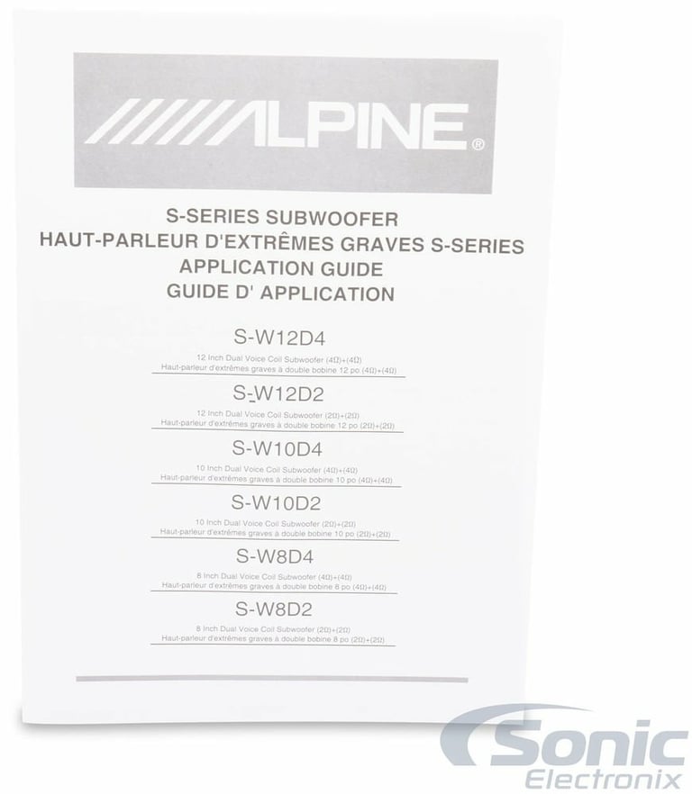 Alpine S-W12D2 with Sealed Truck Enclosure Image 10