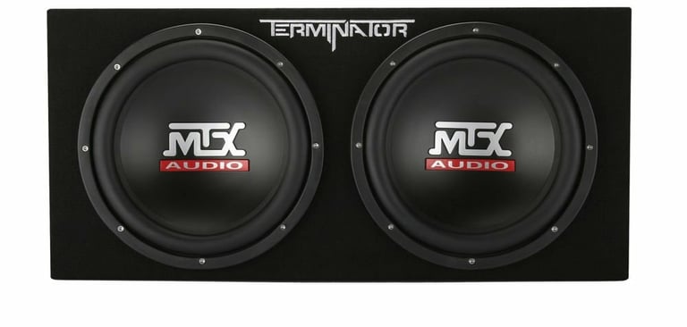 MTX Terminator TNE212DV 1000w RMS Dual 12&rdquo; Subs+Vented Subwoofer Box+Amp+Wires Image 29