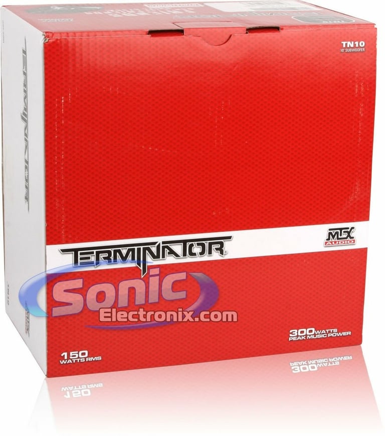 NEW MTX AUDIO TN10-04 10" 300W Car Power Subwoofer TN1004 + Vented Ported Box( Image 6