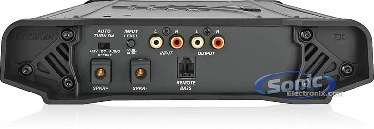 Kicker 08ZX1500.1 (ZX1500.1) + Amplifier Kit Image 3