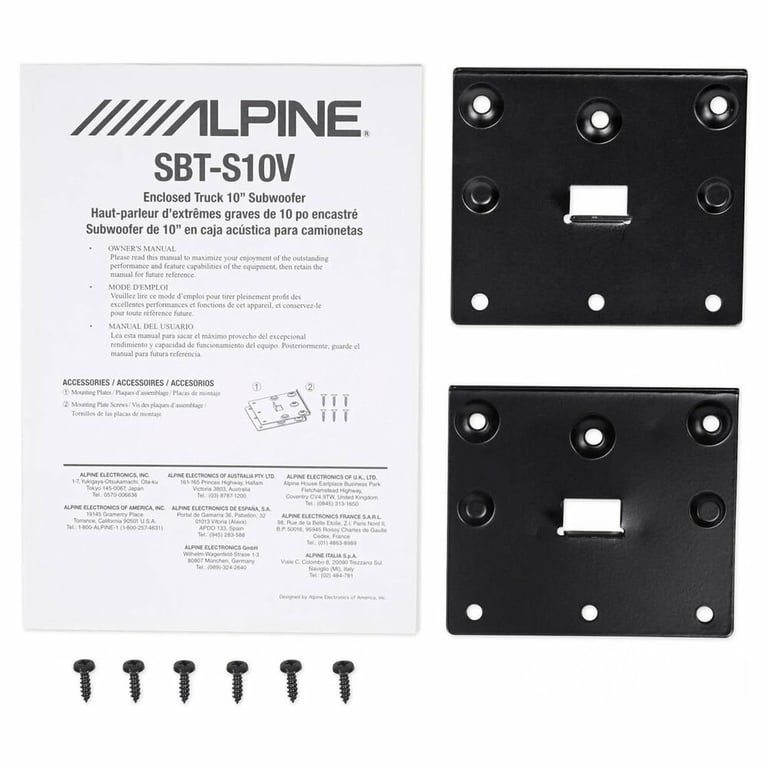 Alpine 10 Inch 1000 Watt Loaded Ported Truck Subwoofer Enclosure Box (2 Pack) Image 7