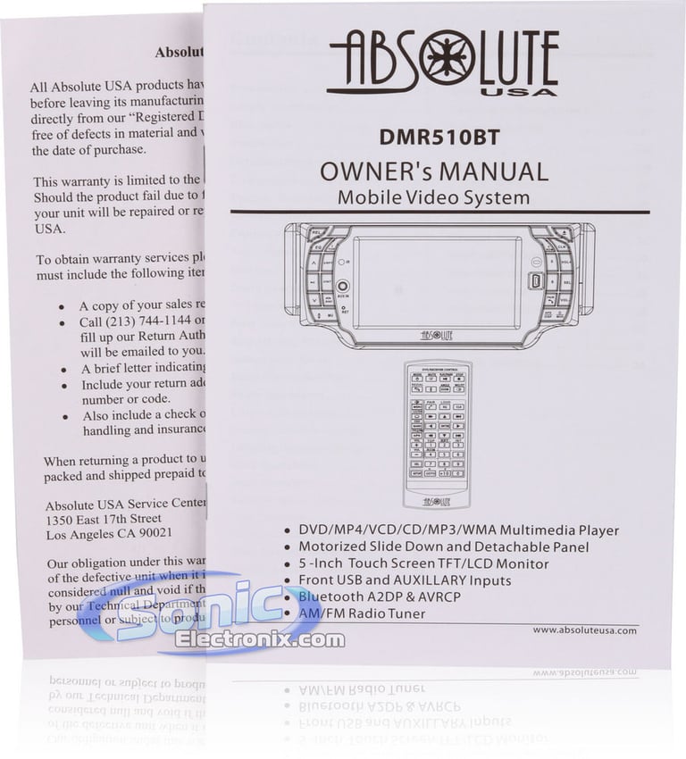 Absolute DMR510BT Image 8