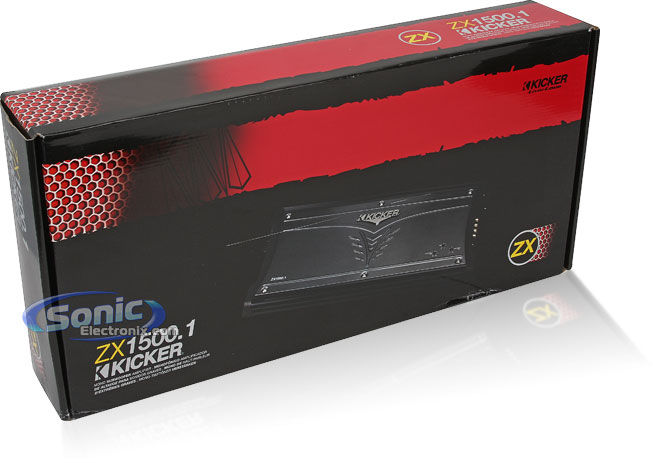 Kicker 08ZX1500.1 (ZX1500.1) + Amplifier Kit Image 8