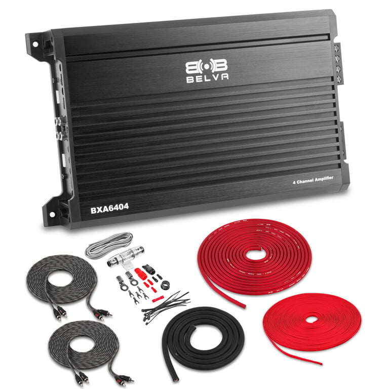 Belva BXA6404 with Belva 8 Gauge Amp Kit Image 1