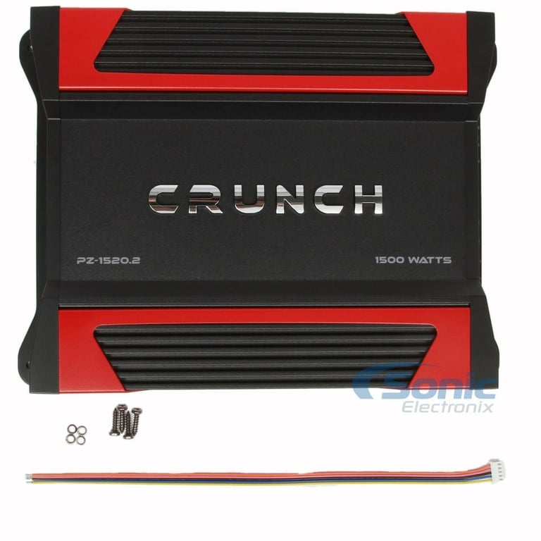 Crunch PZ-1520.2 with Amplifier Wiring Kit Image 35