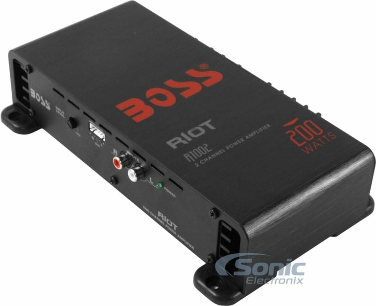 Boss R1002 with Amplifier Wiring Kit Image 28