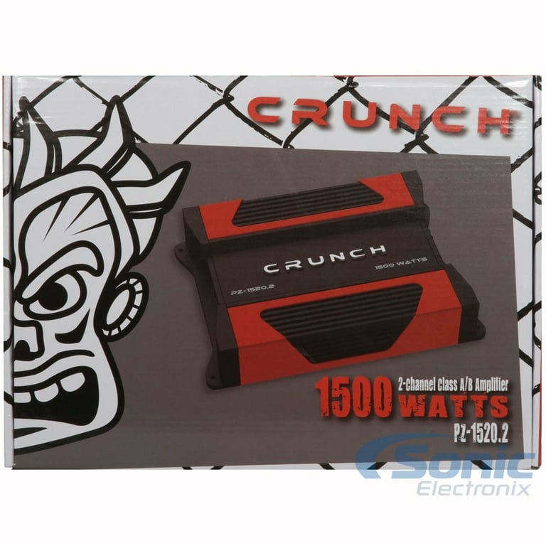 Crunch PZ-1520.2 with Amplifier Wiring Kit Image 37