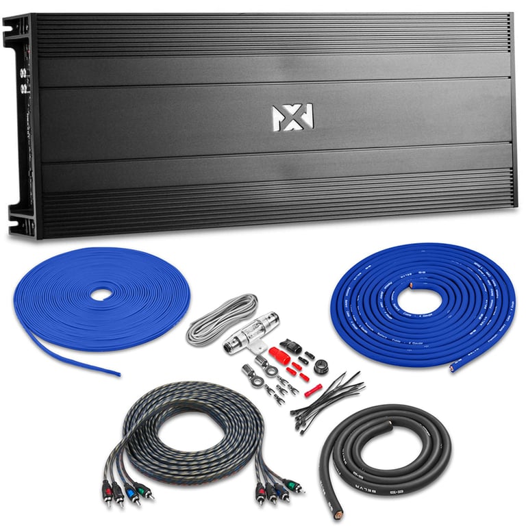 NVX NBA401 with Amplifier Wiring Kit Image 1