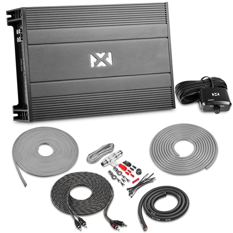 NVX NDA102 with Amplifier Wiring Kit Image 1