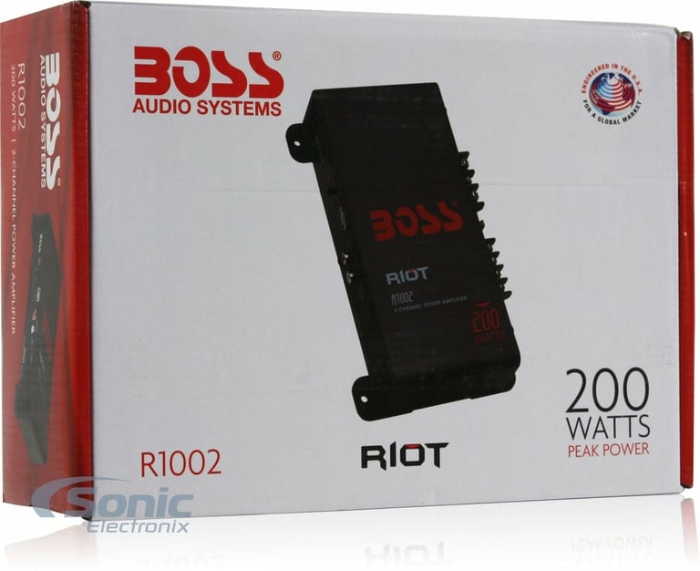 Boss R1002 with Amplifier Wiring Kit Image 40