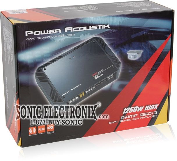 Power Acoustik BAMF-1250/2 (BAMF1250/2) R/B Image 4
