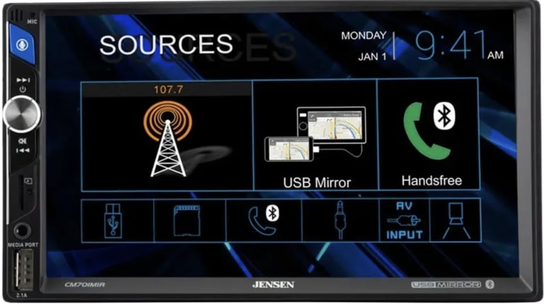 Jensen CM701MIR Image 1