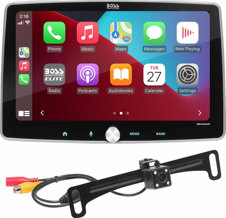 Boss BCPA10RC with Backup Camera Image 1
