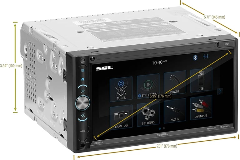 Sound Storm Labs (SSL) DD695BR with Backup Camera Image 3