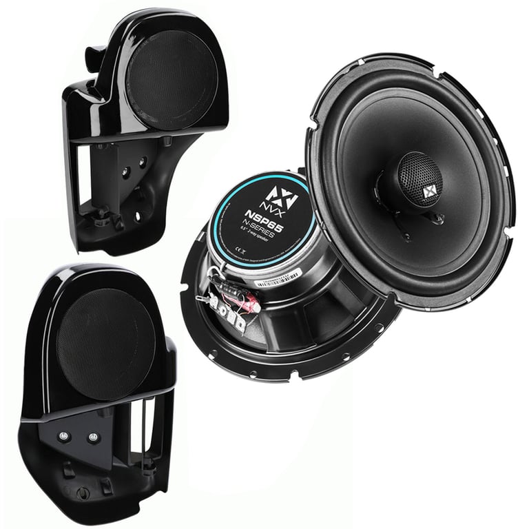 1983 - 2013 Harley Davidson OEM Style Engine Guard Speaker Package Image 1
